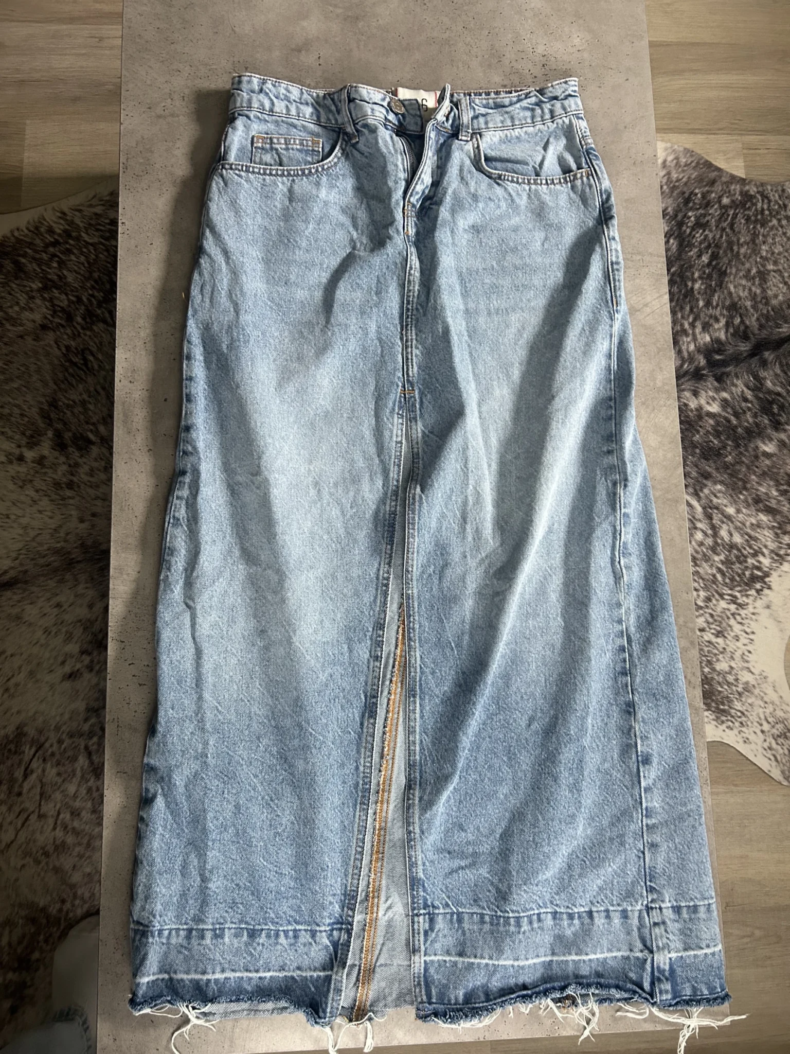 Image for Jupe longue en jeans BDG