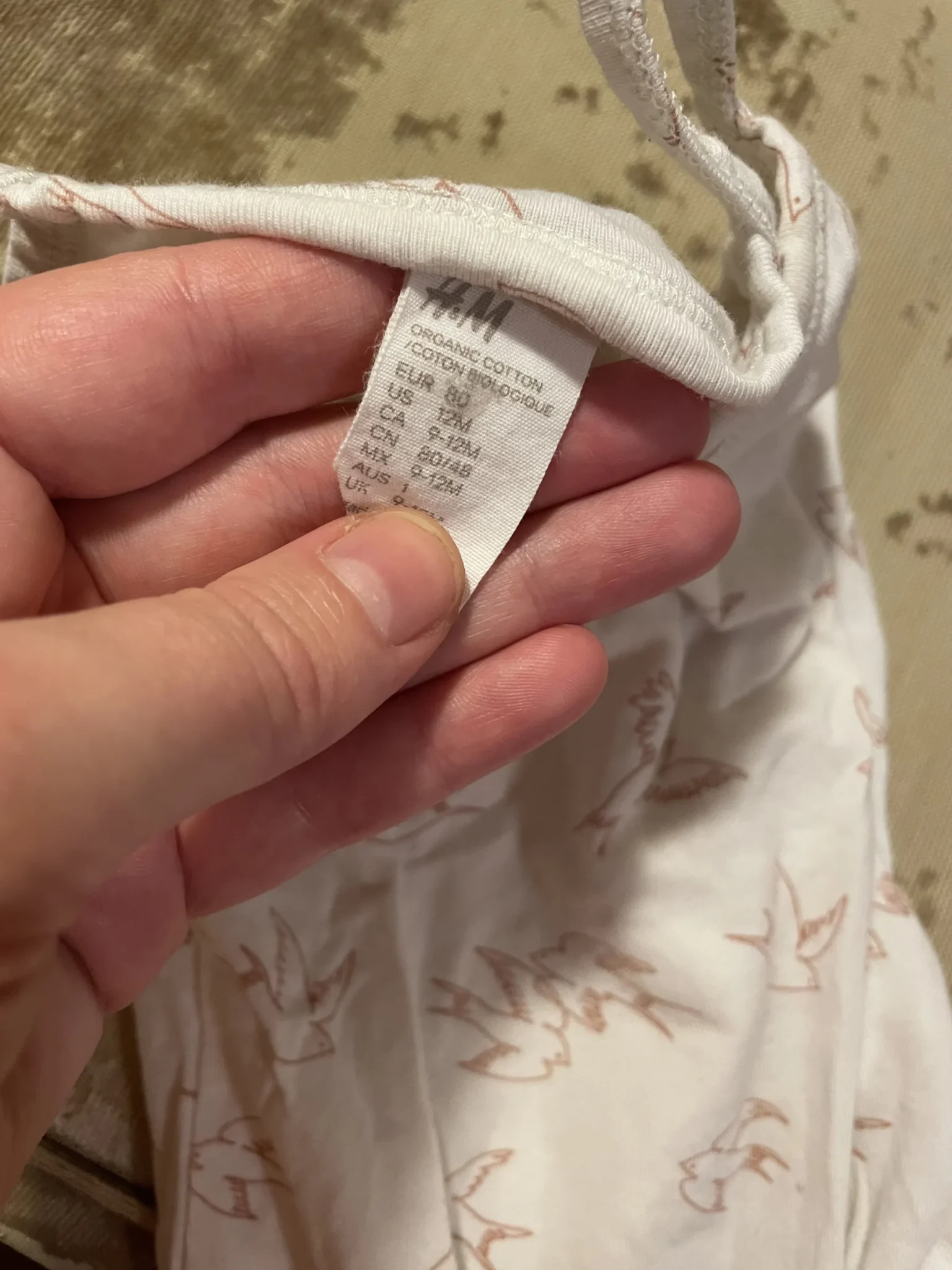 Image for Lovely 9–12-month-old camisole 🐦