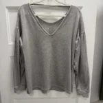 Featured thumbnail for Haut gris chiné tout doux