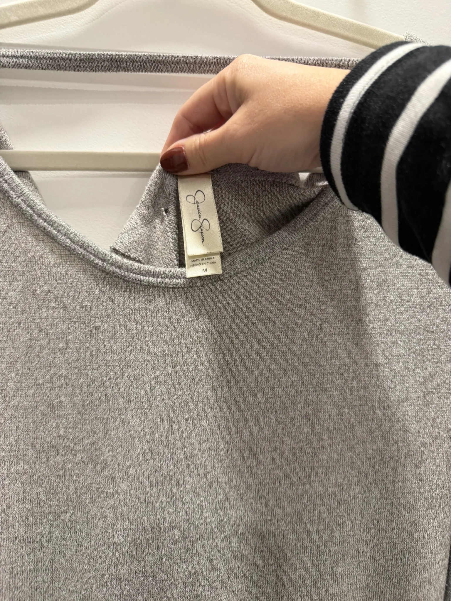 Image for Haut gris chiné tout doux