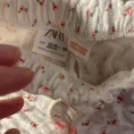 Featured thumbnail for Shorts Zara fille 12-18 mois fait petit