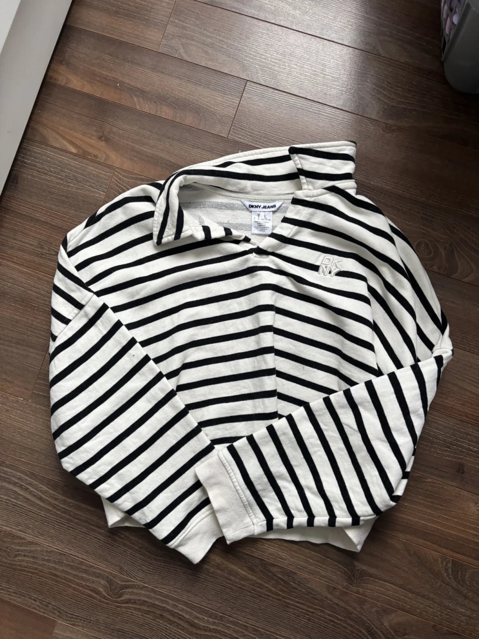 Featured image for DKNY Jeans striped jumper