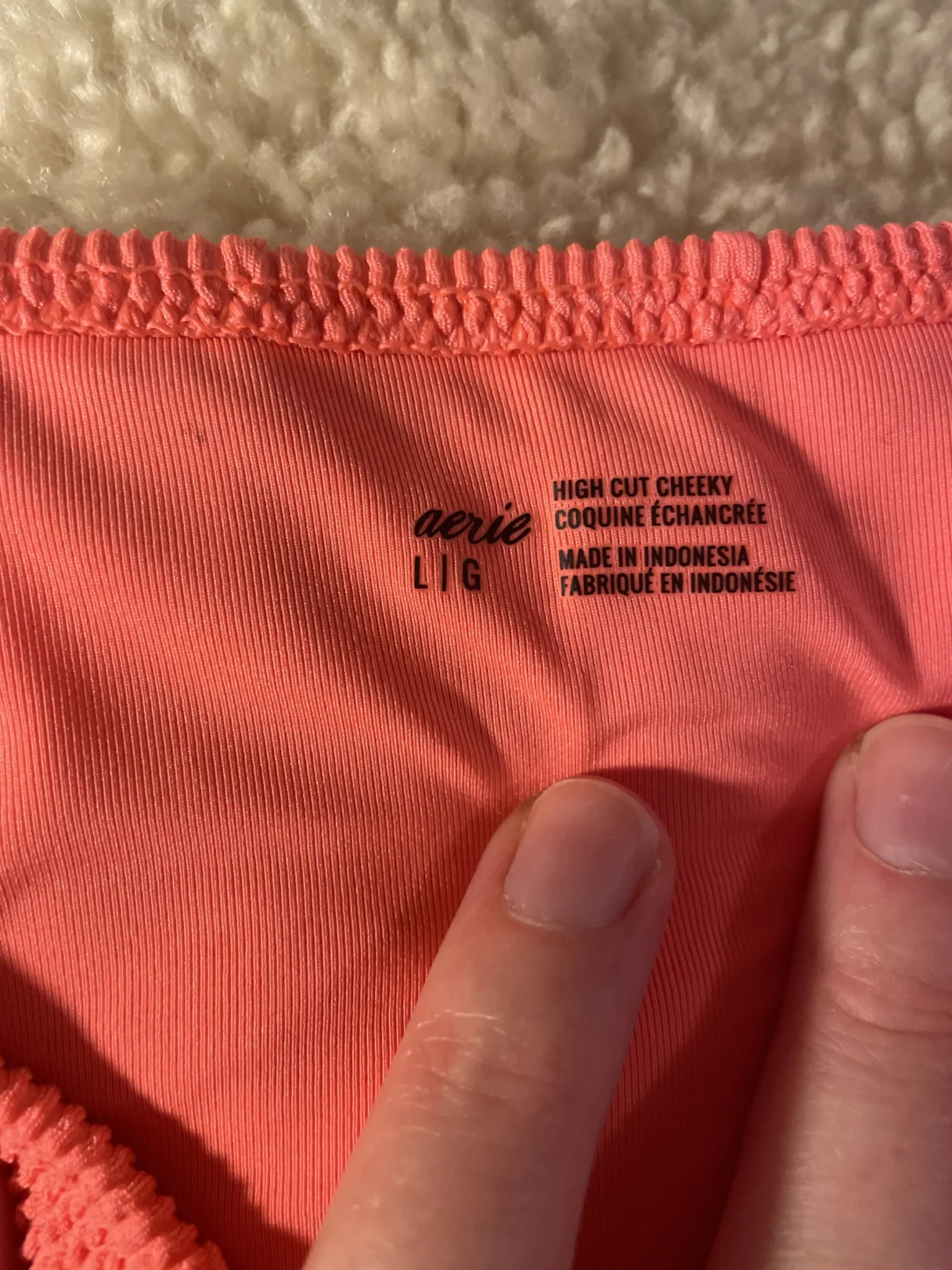 Image for Neon orange leotard bottoms
