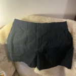 Featured thumbnail for Black cotton chino-style shorts