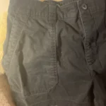 Thumbnail for Black cotton chino-style shorts