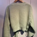 Thumbnail for Cardigan vert tendre