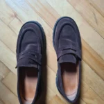 Thumbnail for Mocassins marrons en cuir - Simons