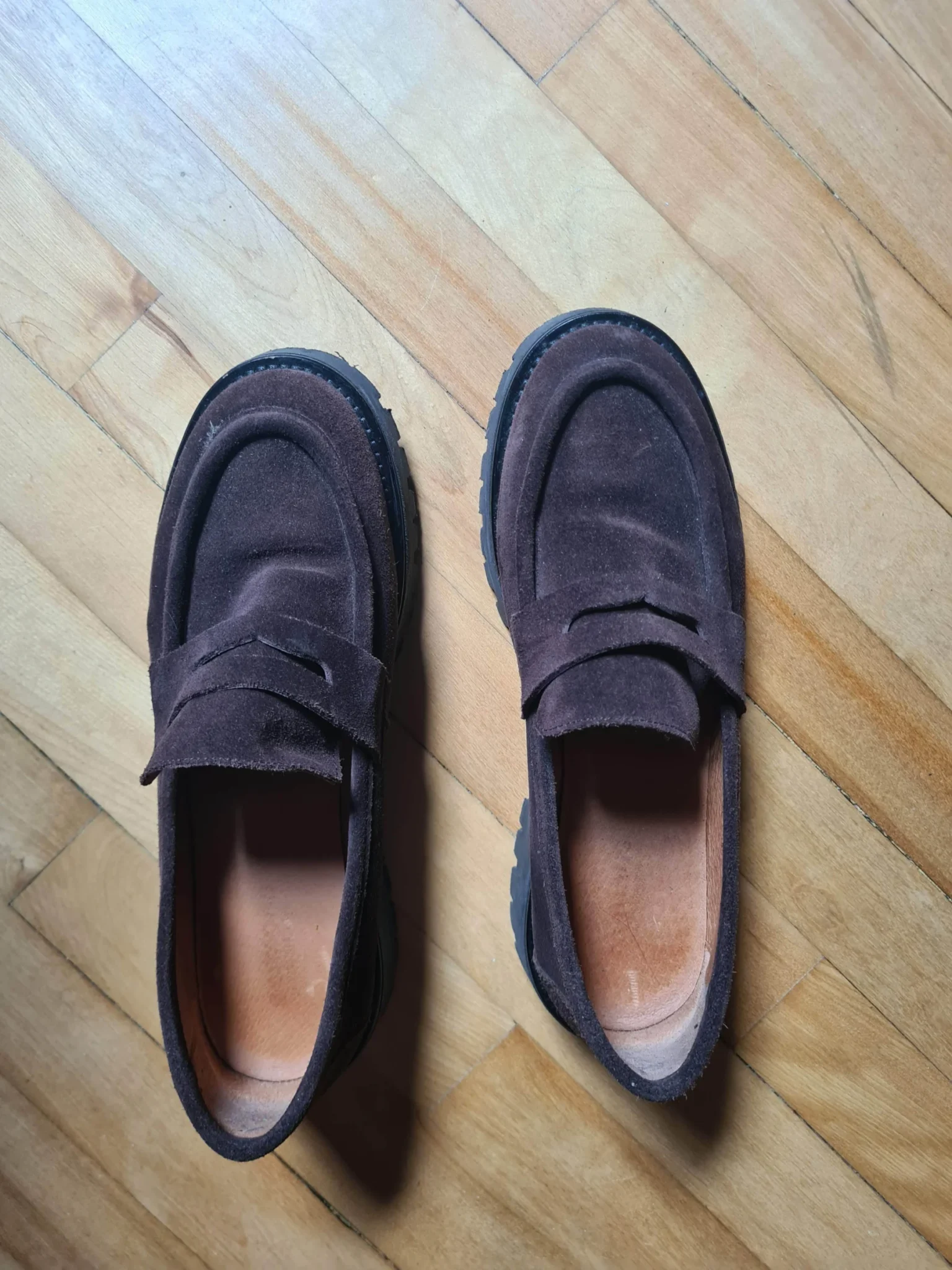 Image for Mocassins marrons en cuir - Simons