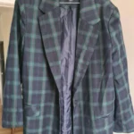 Featured thumbnail for Veste à carreaux type Blazer