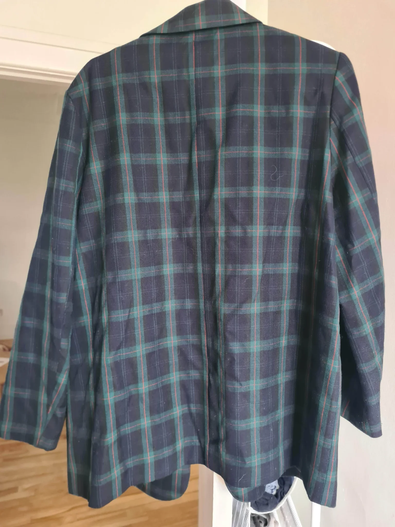 Image for Veste à carreaux type Blazer