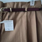 Thumbnail for Wide-leg trousers with a waistband