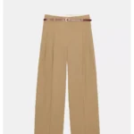 Thumbnail for Wide-leg trousers with a waistband