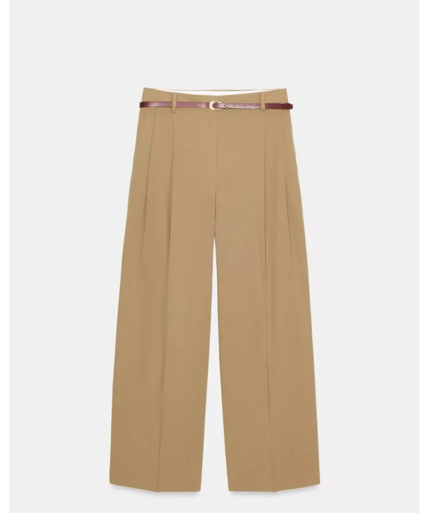 Image for Wide-leg trousers with a waistband