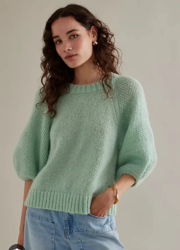 Featured image for Puff-sleeved jumper - Louvilja Selected Women's