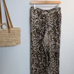 Thumbnail for 🤎 Pantalon fluide leopard