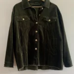 Featured thumbnail for Manteau velours côtelé kaki