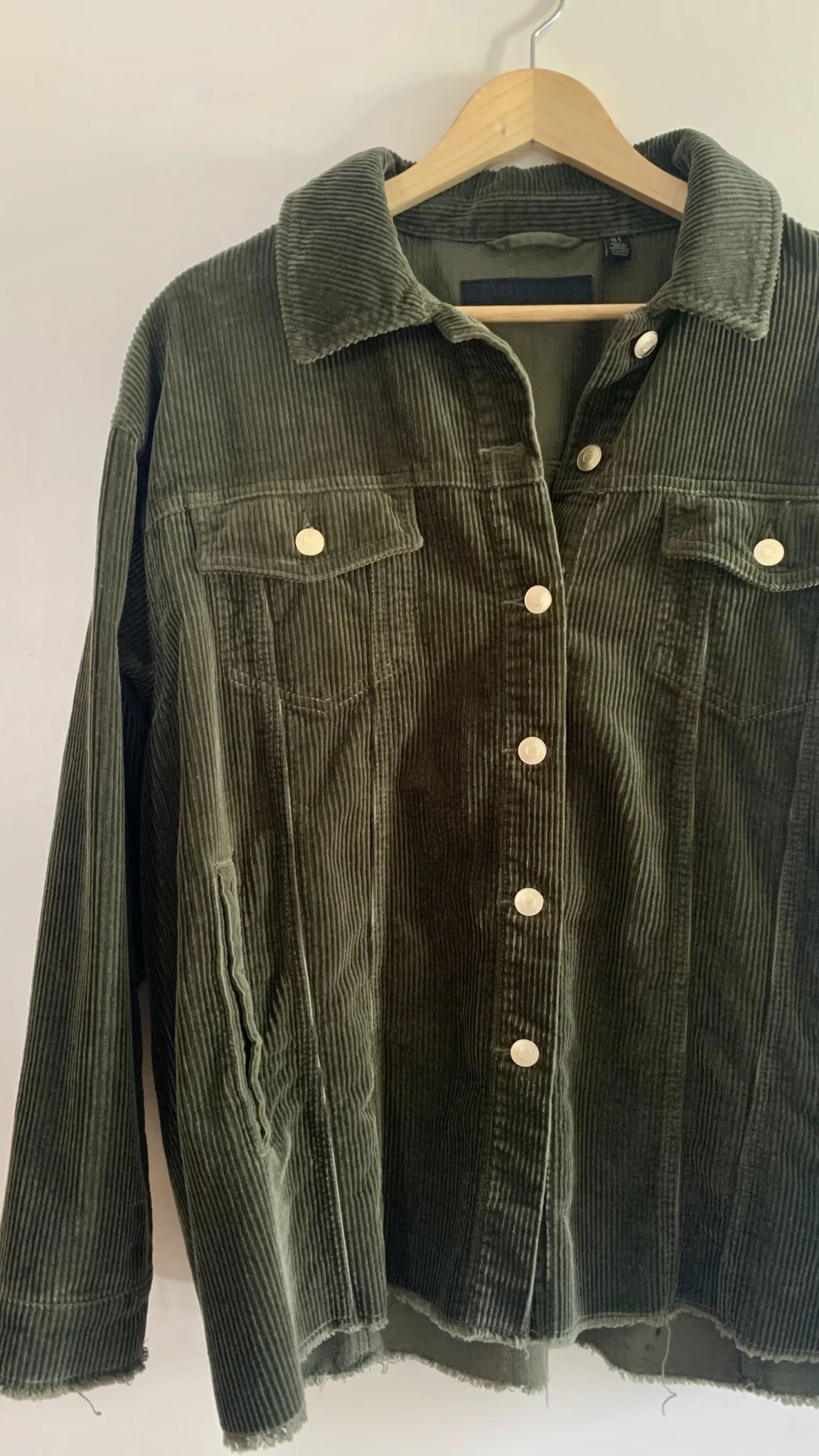 Image for Manteau velours côtelé kaki