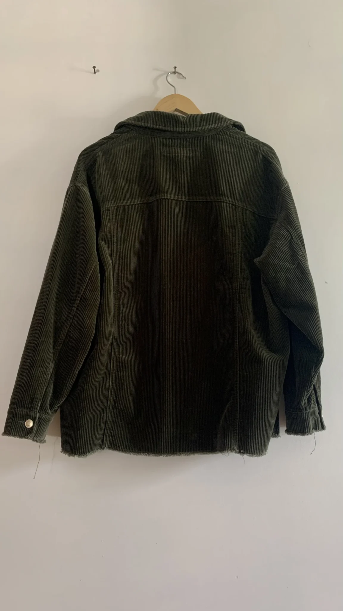 Image for Manteau velours côtelé kaki