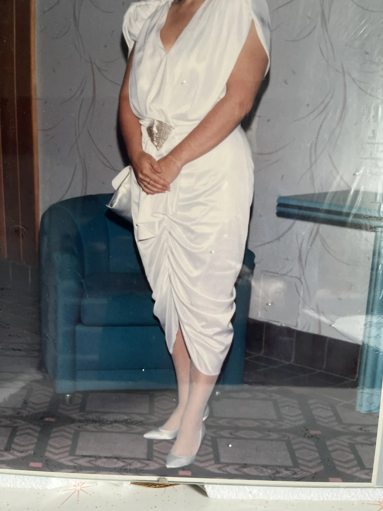 Image for Retro white dress (ball) - Algo-Ettes
