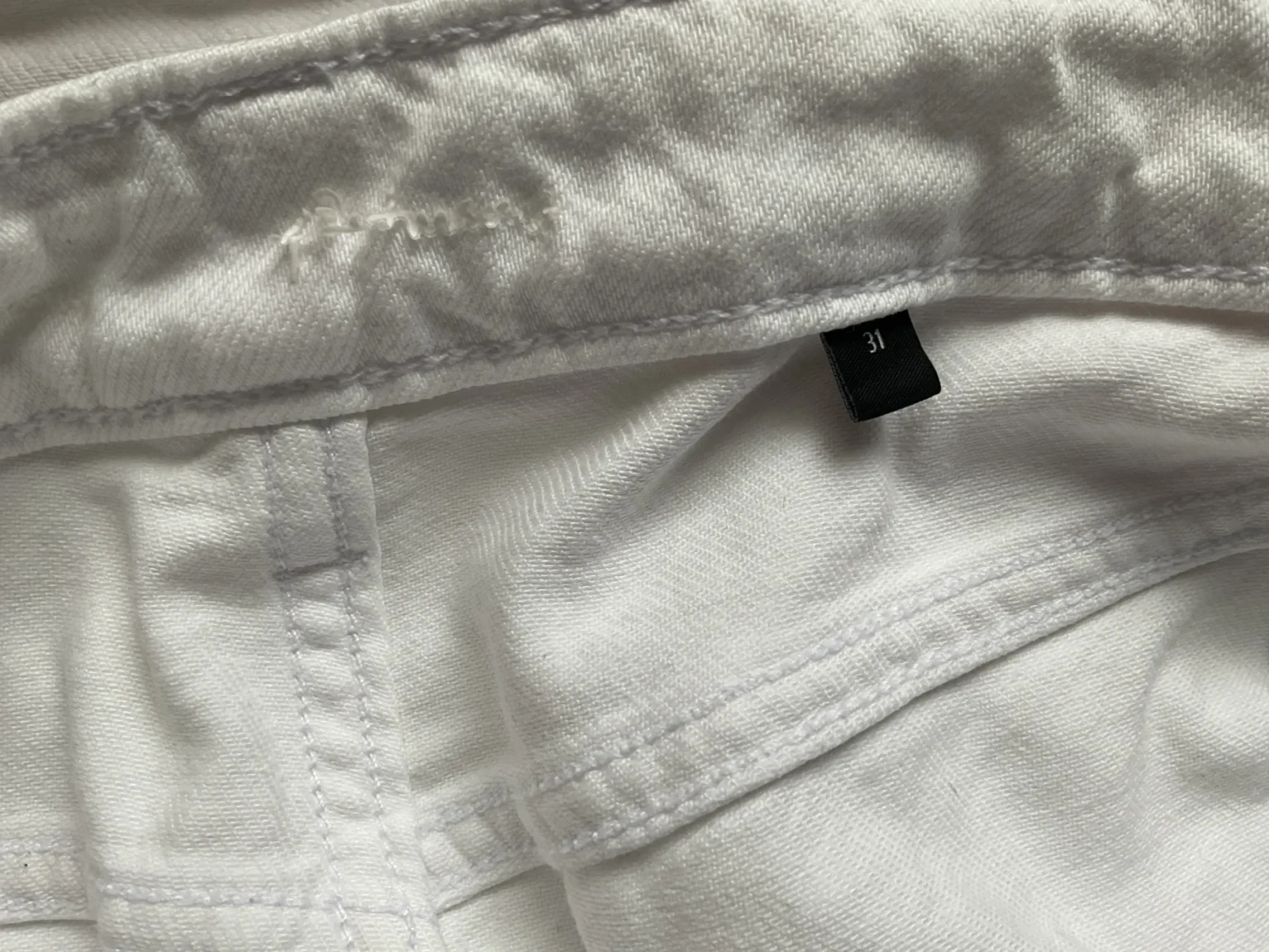 Image for Jeans jambe large blanc