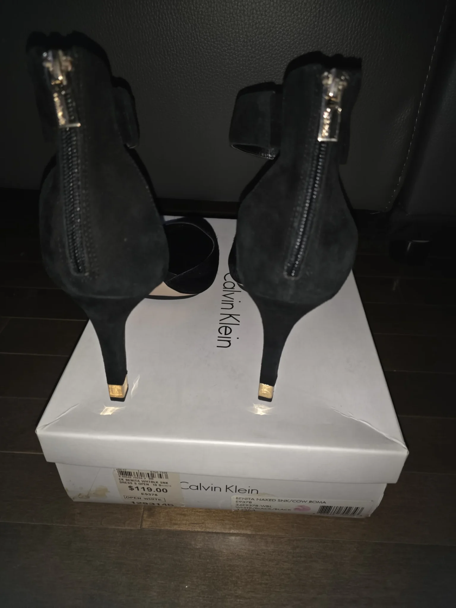 Image for Escarpins Calvin Klein en cuir de vache