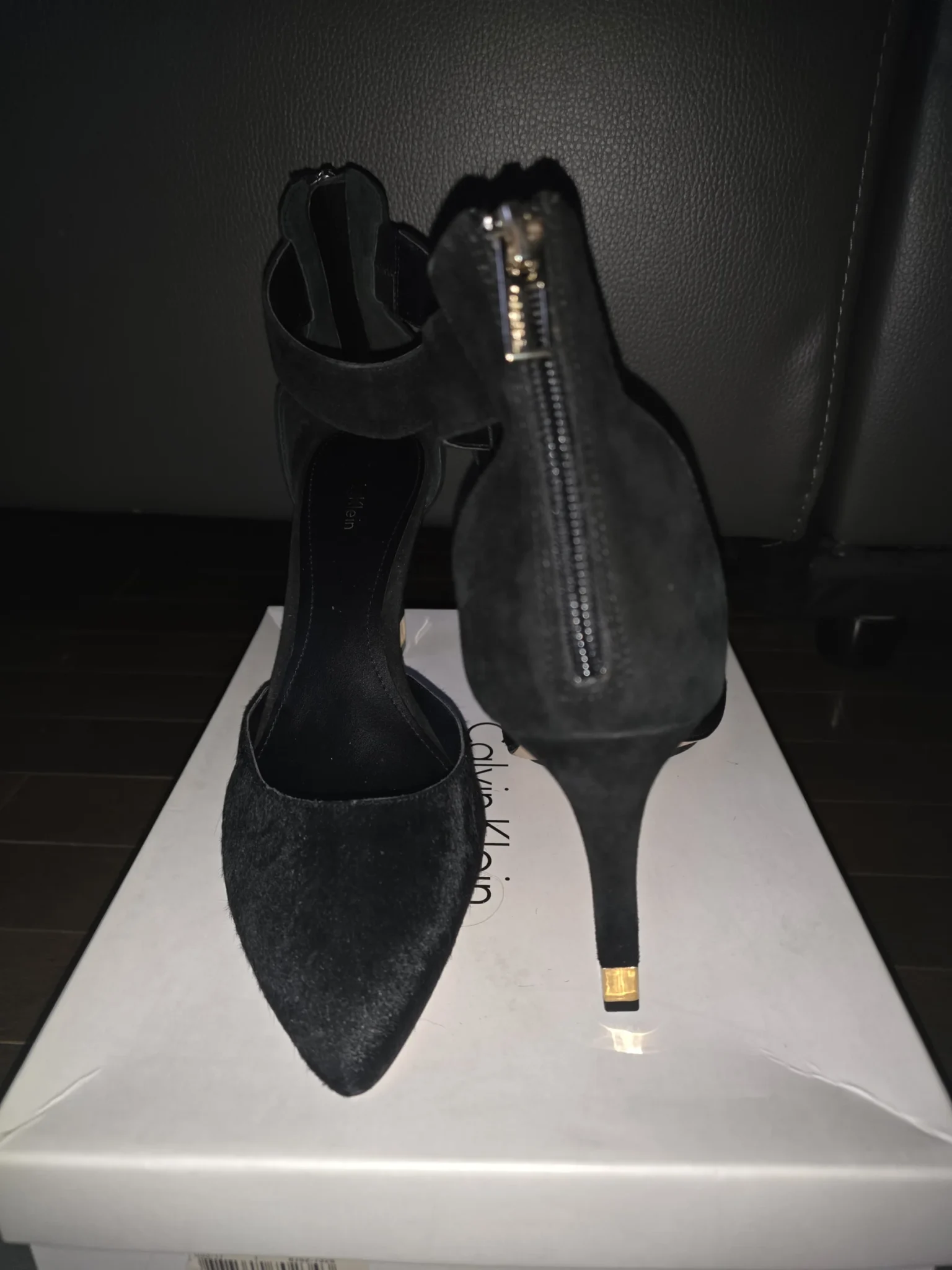 Image for Escarpins Calvin Klein en cuir de vache