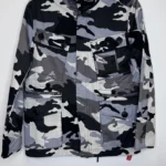 Featured thumbnail for Zadig & Voltaire Black and Grey Kola Camo Jacket, Women’s Size Small
