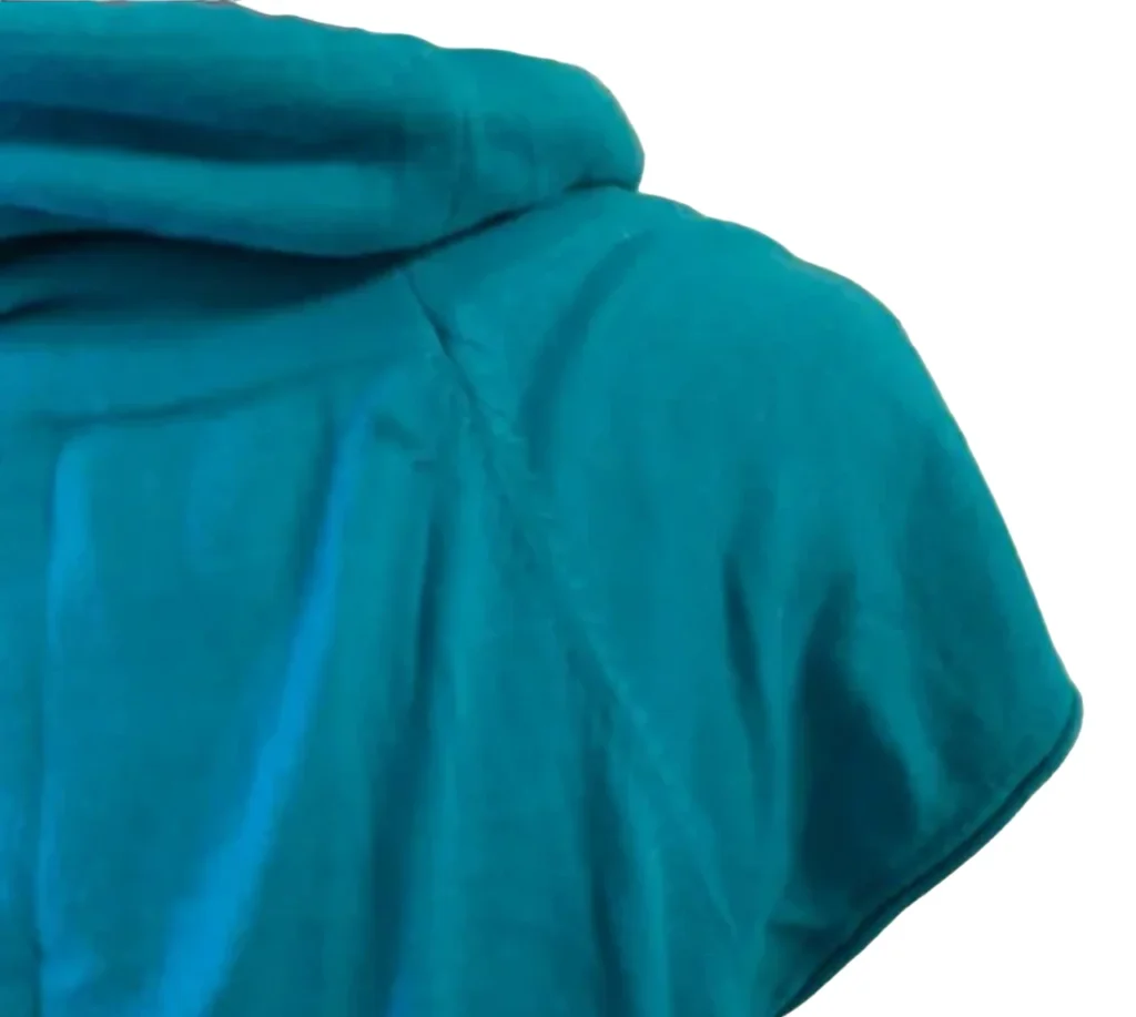 Image for TWIK – Tunique turquoise en coton – Style sport-chic, col bénitier, coupe longue, poches latérales – Médium
