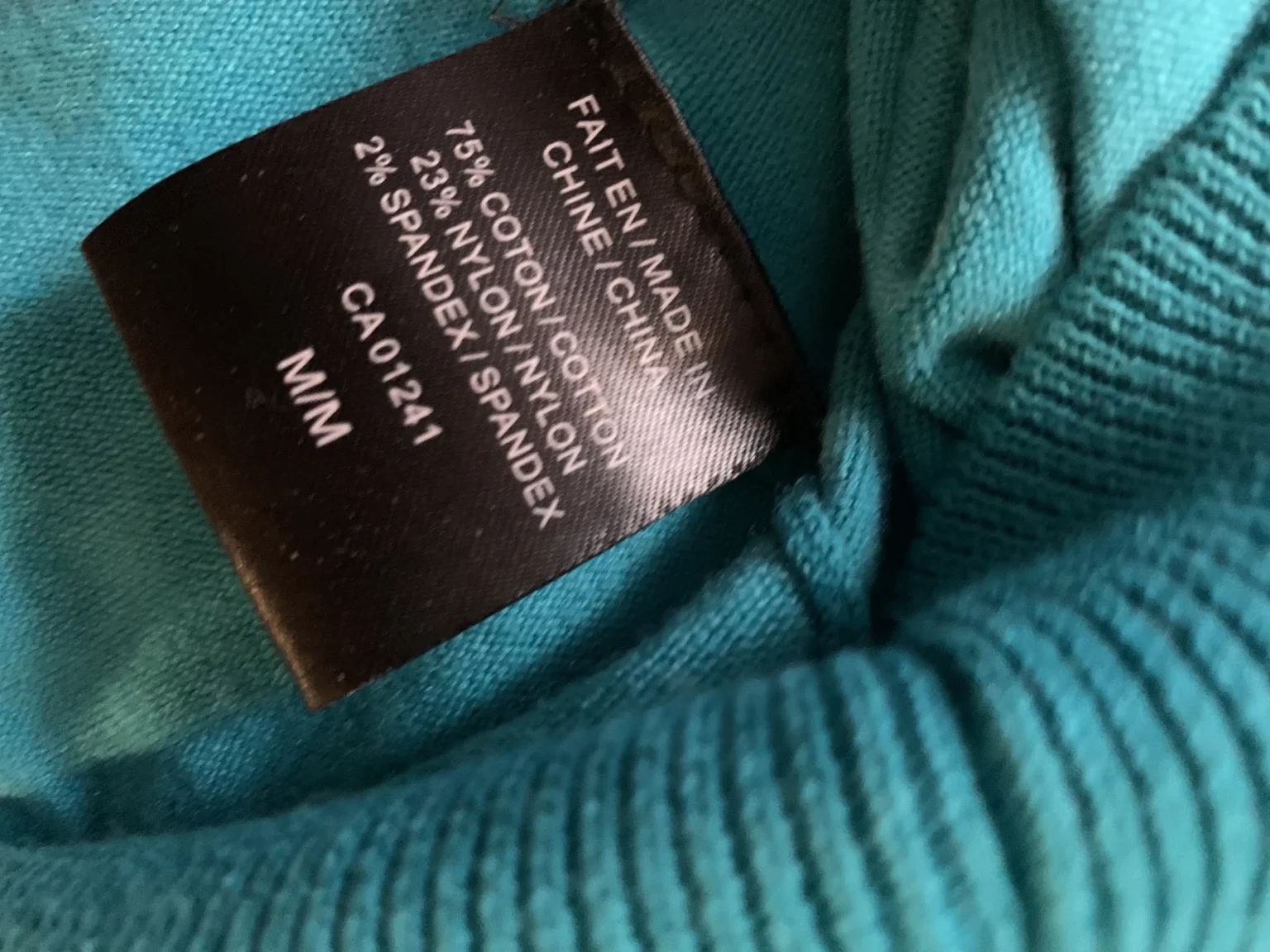 Image for TWIK – Tunique turquoise en coton – Style sport-chic, col bénitier, coupe longue, poches latérales – Médium