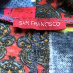 Thumbnail for SAN FRANCISCO - Haut Tunic  Col Bénitier Multicolore Imprimé Rétro Patchwork Style Boho - Large