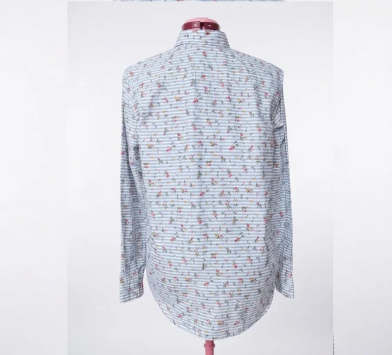 Image for PENFIELD – Chemise boutonnée à manches longues, rayée à fleurs, style preppy – Taille M