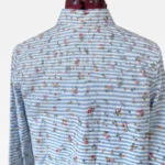 Thumbnail for PENFIELD – Chemise boutonnée à manches longues, rayée à fleurs, style preppy – Taille M