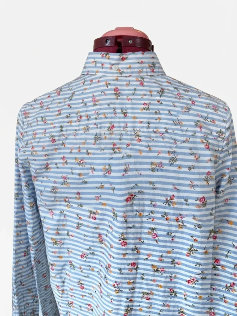 Image for PENFIELD – Chemise boutonnée à manches longues, rayée à fleurs, style preppy – Taille M
