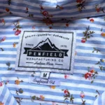 Thumbnail for PENFIELD – Chemise boutonnée à manches longues, rayée à fleurs, style preppy – Taille M
