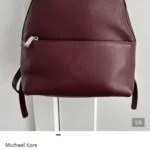 Featured thumbnail for Sac à dos Michael Kors AUTHENTIQUE – Modèle Valerie (Couleur Merlot)