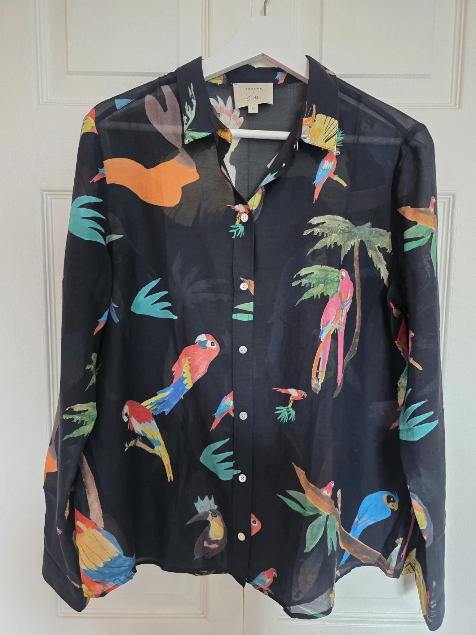 Featured image for Chemise Sézane x G.Kero soie et coton