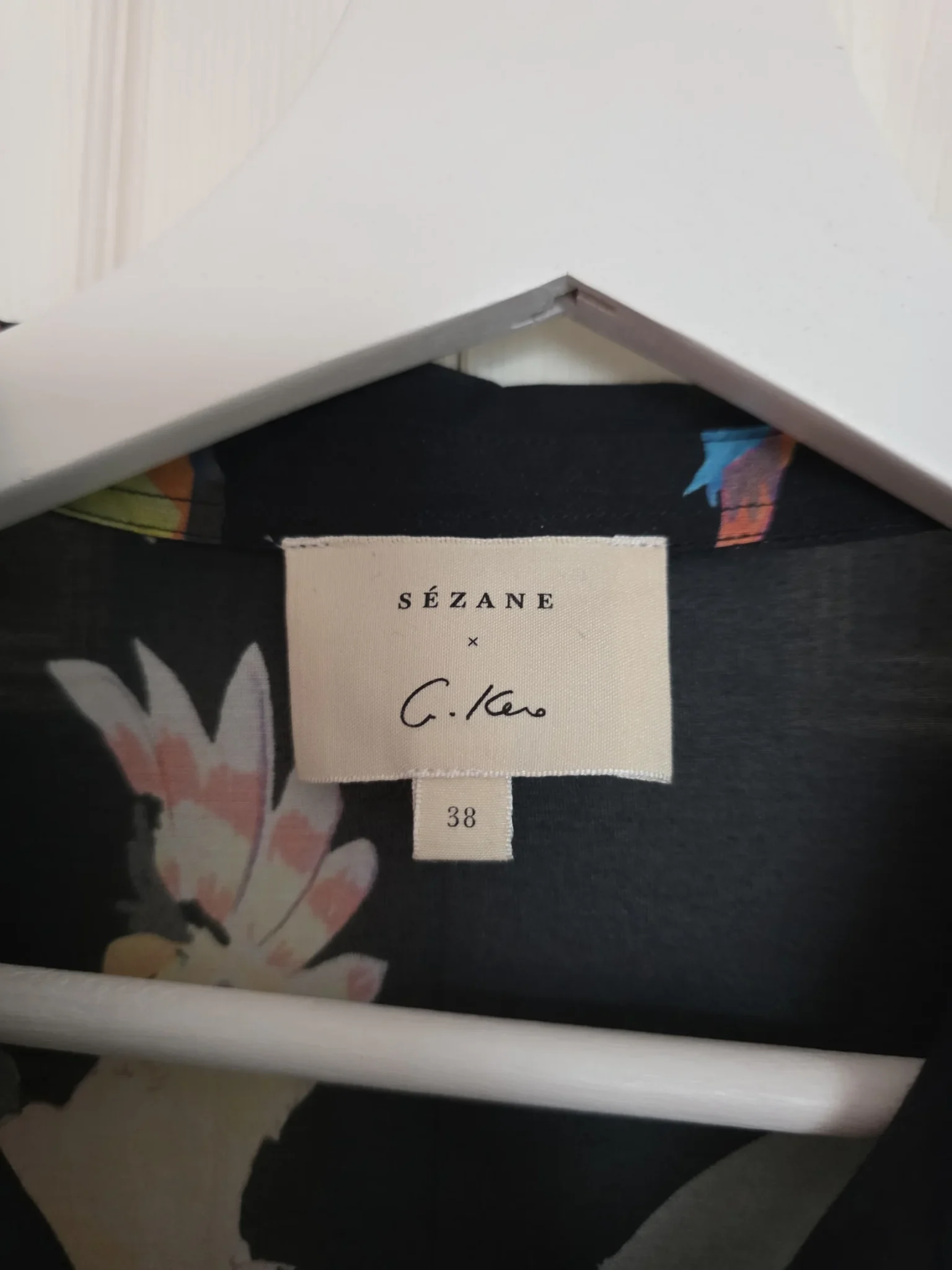 Image for Chemise Sézane x G.Kero soie et coton