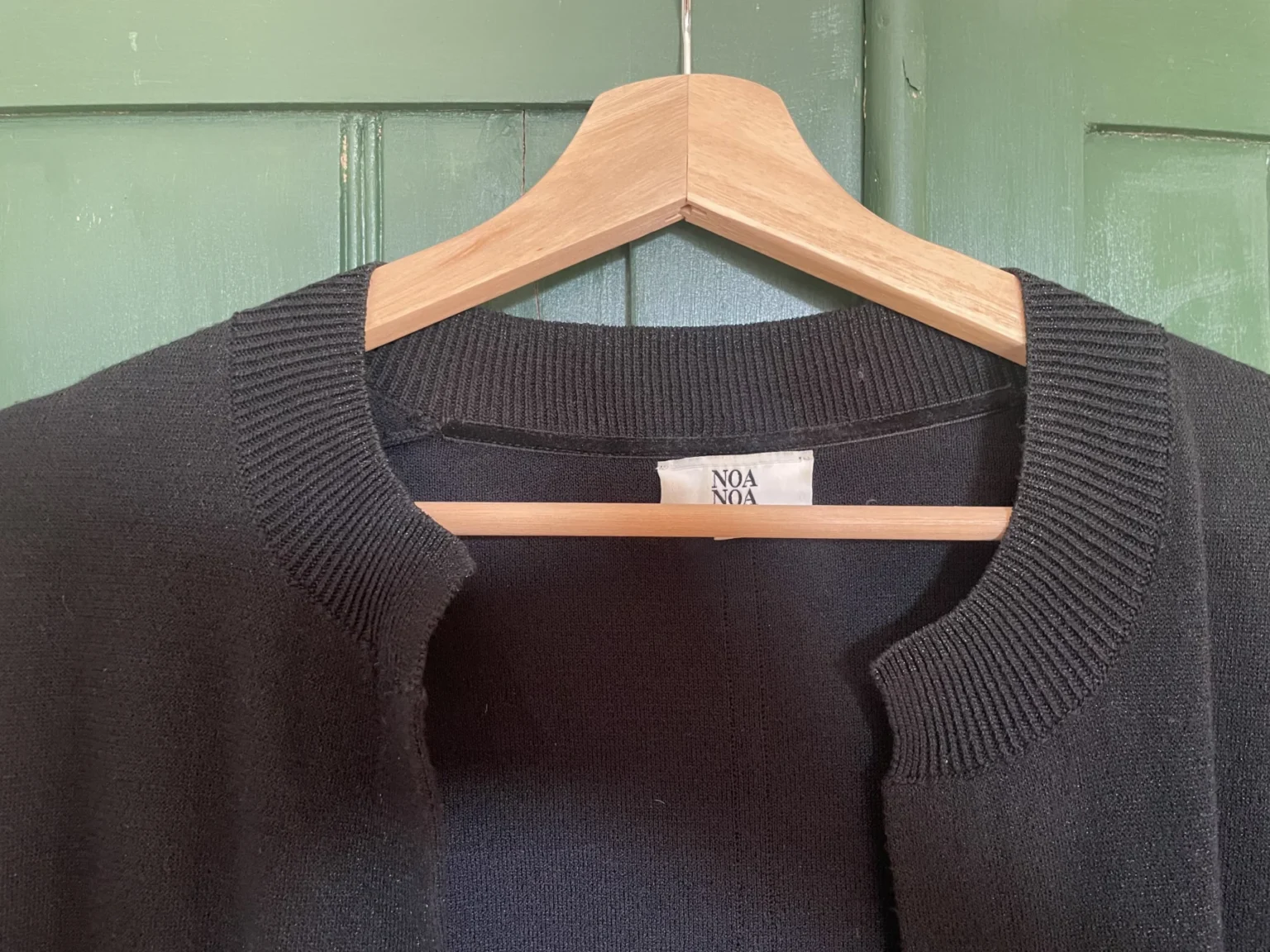 Image for Cardigan noir en maille Marque danoise Noa Noa