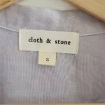 Thumbnail for Blouse cache-coeur lilas