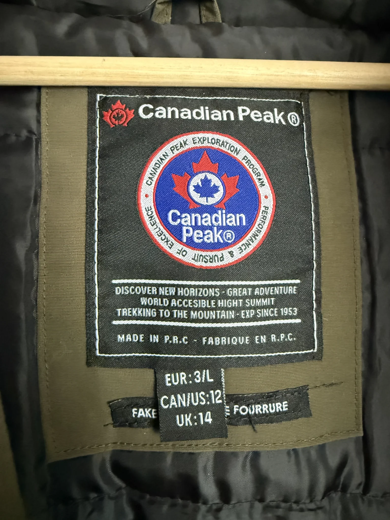 Image for Parka Canadian Peak