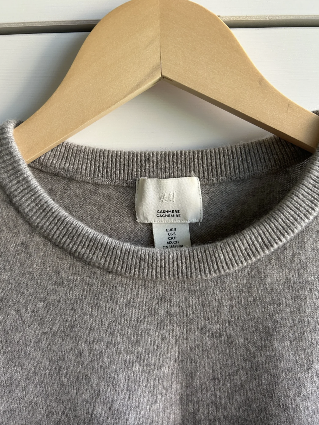 100% cashmere jumper – Short sleeves – Small HM seconde main