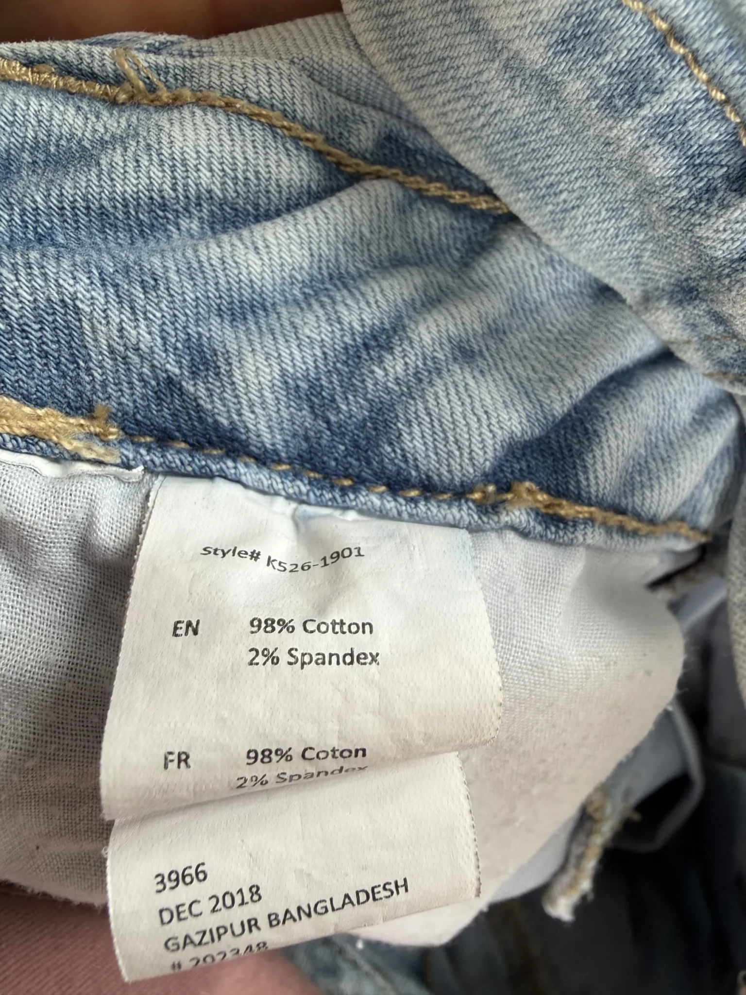 Image for Denim pinafore skirt