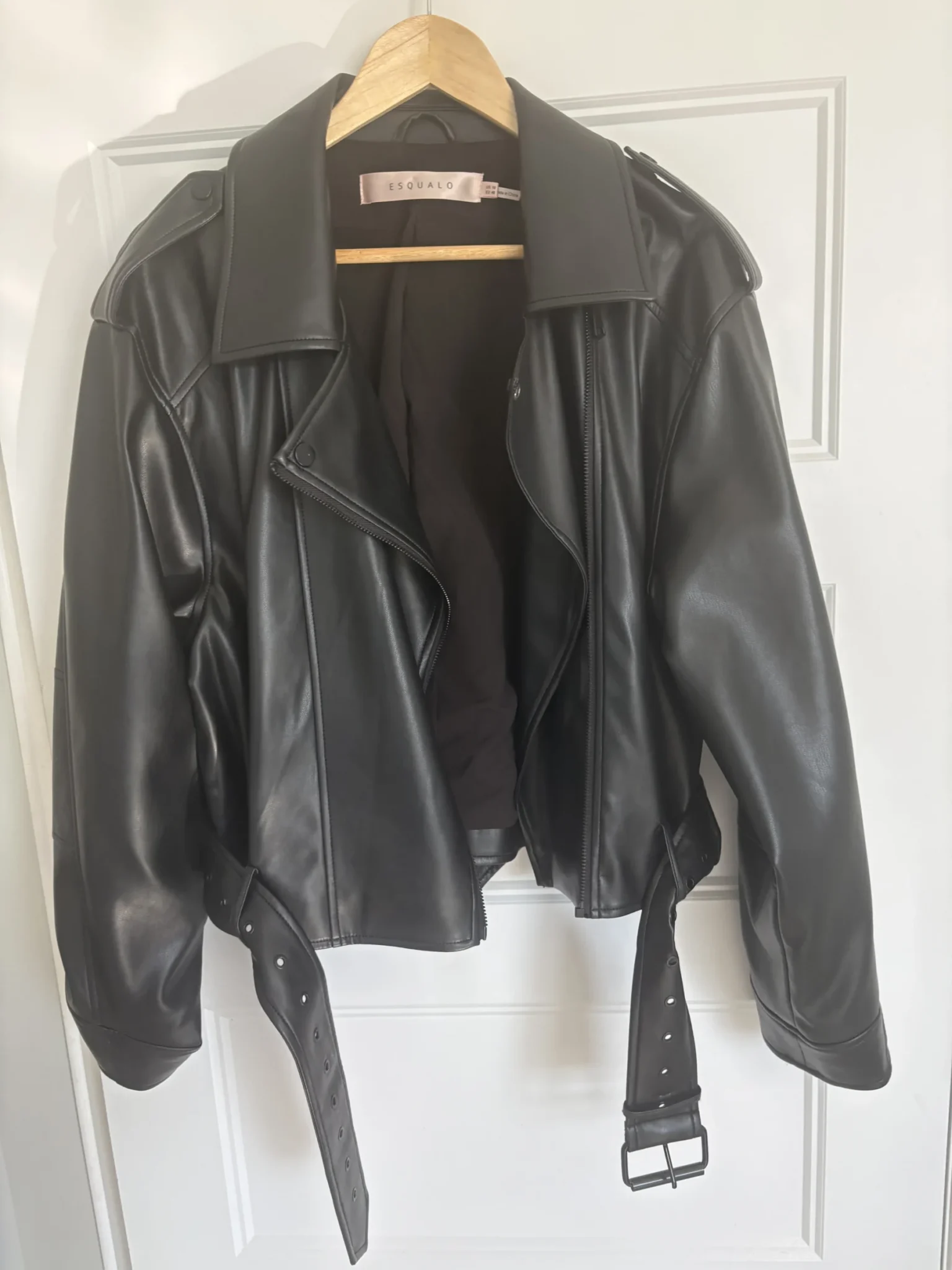 Image for Manteau cuirette style perfecto