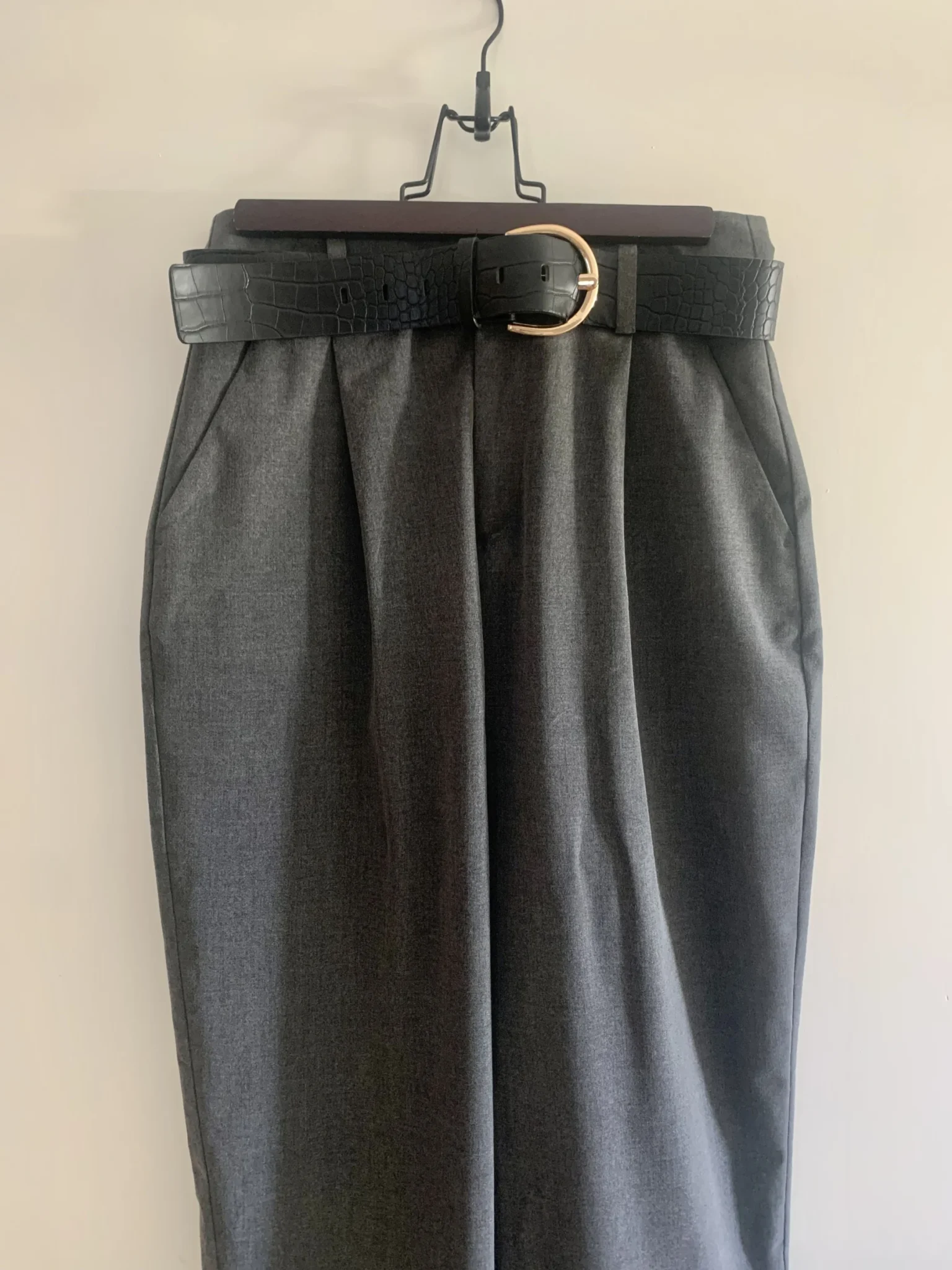 Image for Pantalon propre gris Zara