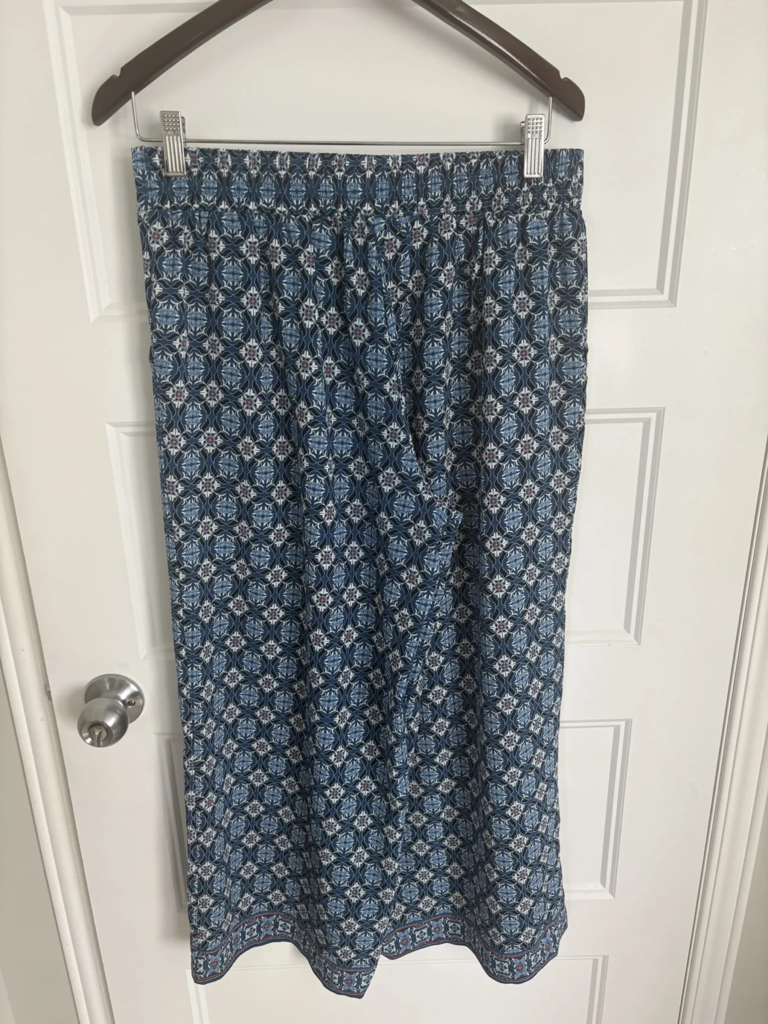 Image for Pantalon jambe large longueur 7/8