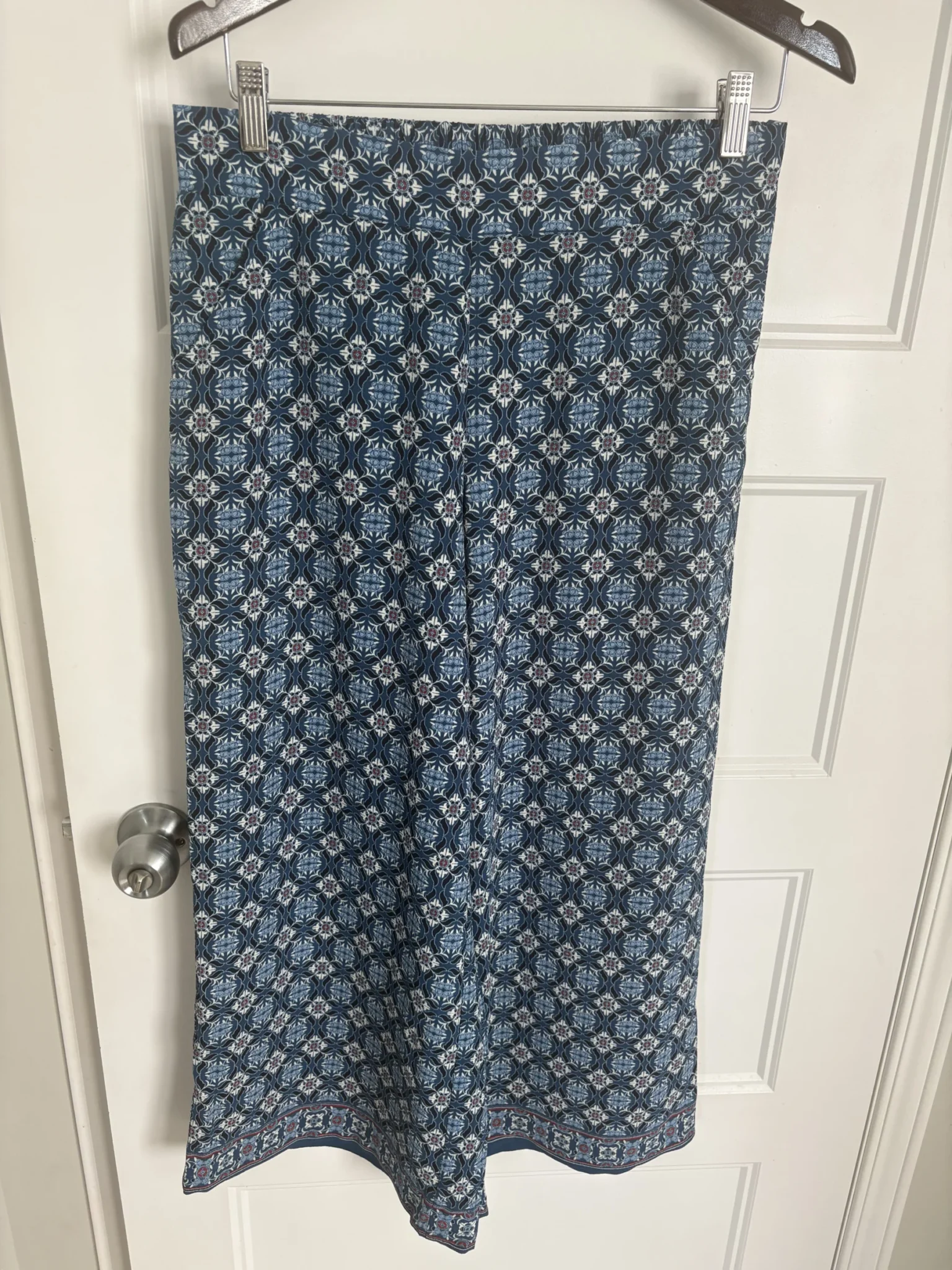 Image for Pantalon jambe large longueur 7/8