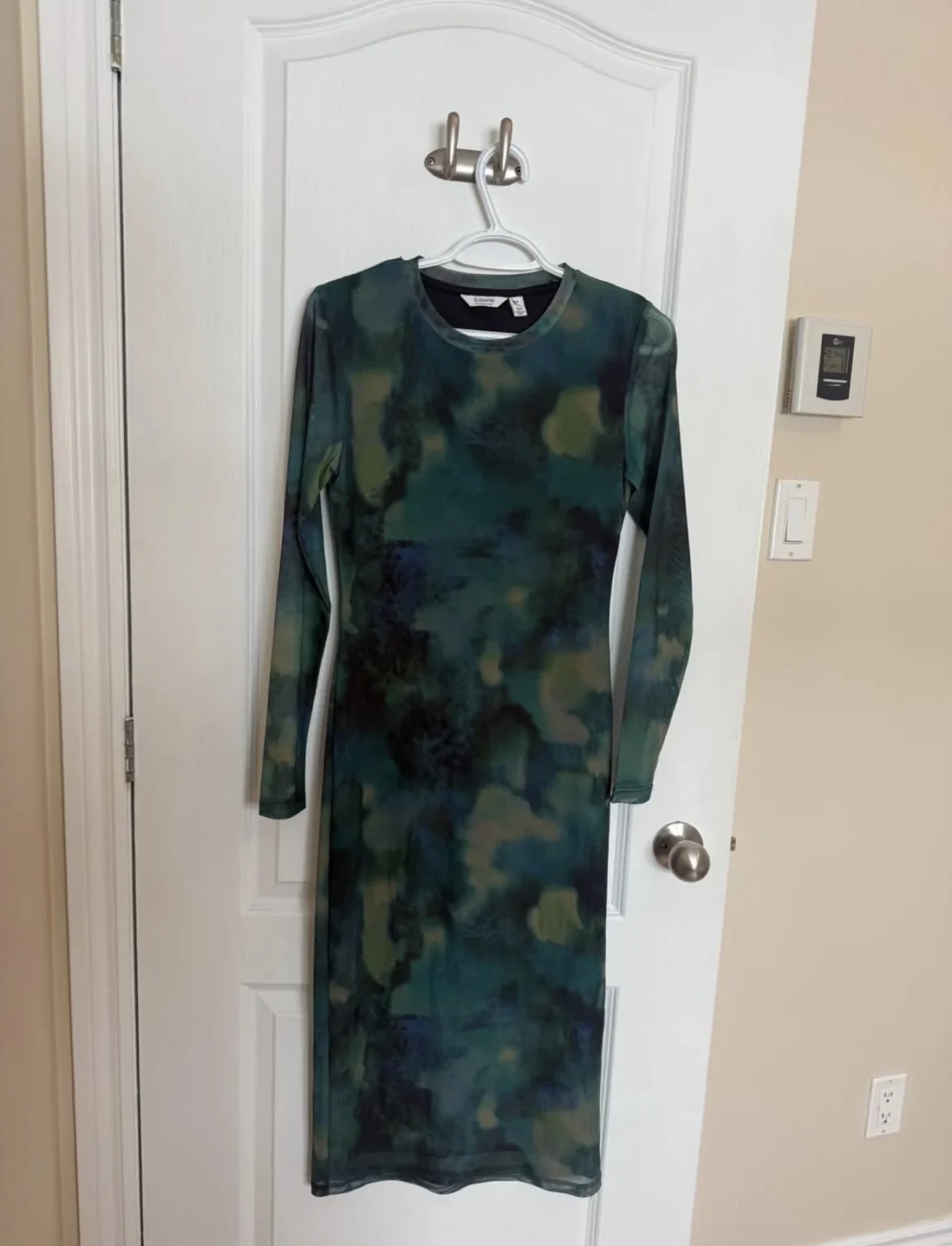 Image for Robe ajusté - bleu/verte