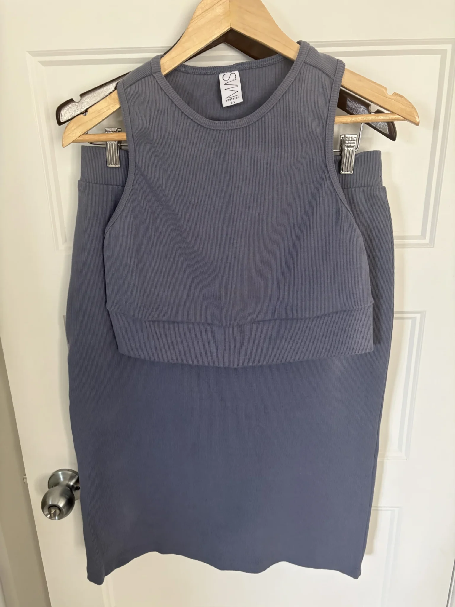 Image for Ensemble 2 pièces côtelé jupes et top camisole