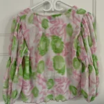 Thumbnail for Blouse plissée à fleurs GANNI