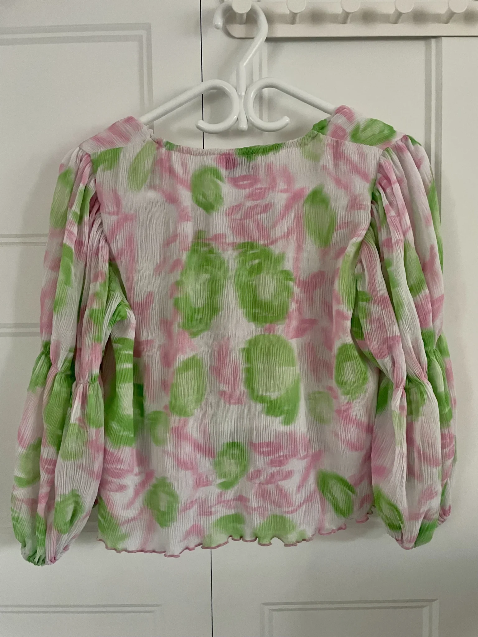 Image for Blouse plissée à fleurs GANNI